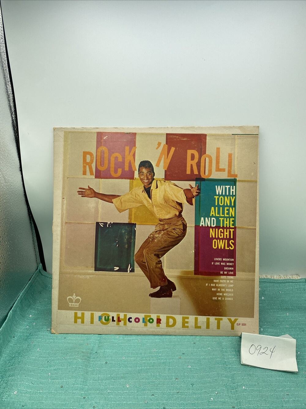 TONY ALLEN AND THE NIGHT OWLS ROCK N ROLL MONO CLP 5231